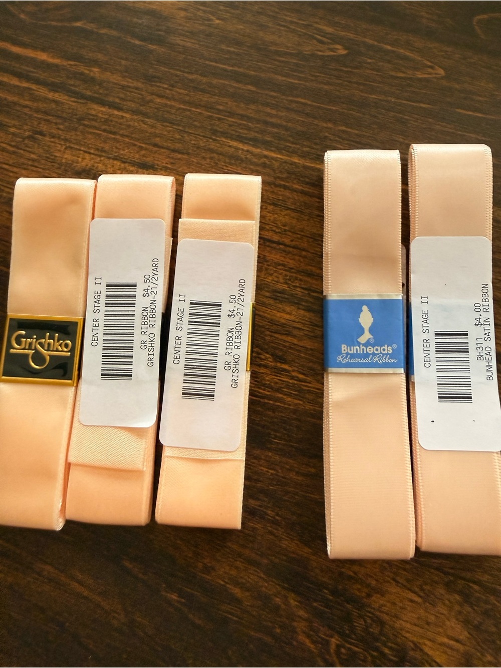 Ballet Pointe Shoe Satin Ribbons